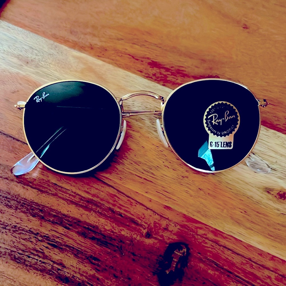 NEW Classic Ray Ban round lens sunglasses